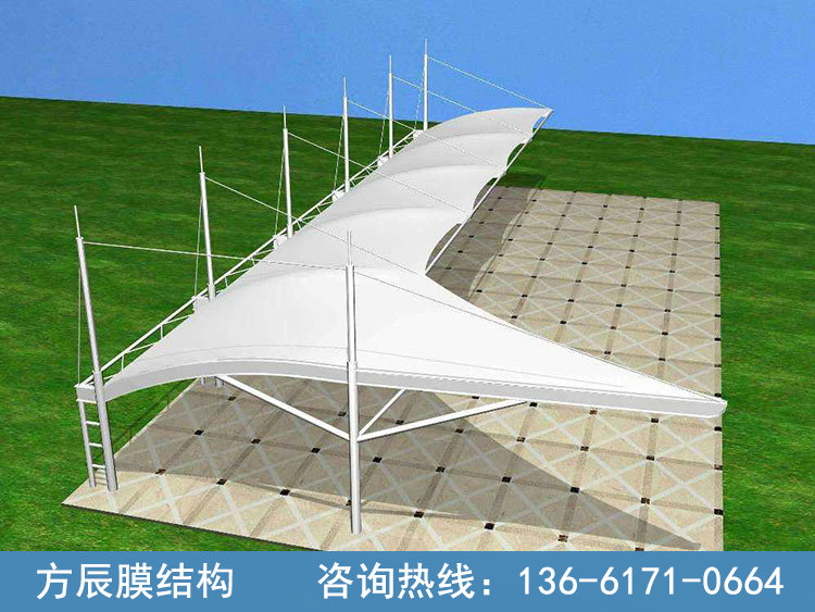 膜結(jié)構(gòu)停車(chē)棚036