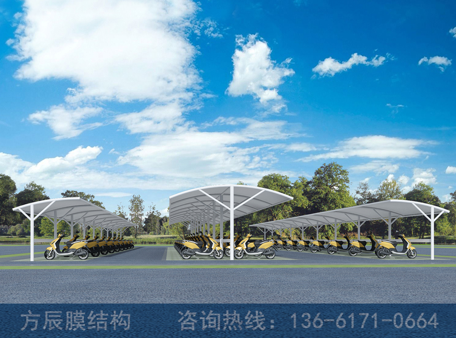 云南省玉溪市電動車充電停車棚解決方案