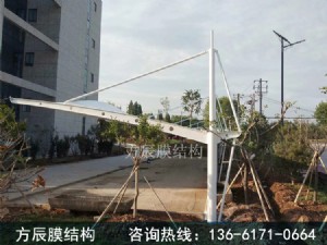 陜西省西安市食品物流園膜結構停車棚工程