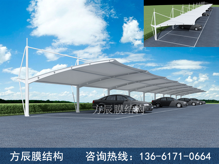陜西省西安高新區(qū)草堂科技產(chǎn)業(yè)基地管理辦停車場(chǎng)停車棚解決方案