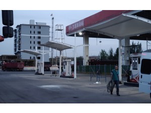 陜西省榆林市神木市力源加油站加油機膜結(jié)構(gòu)車棚工程