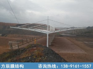 山西省朔州市平魯區(qū)東露天礦出煤坑旁觀景臺(tái)膜結(jié)構(gòu)